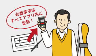 チェックイン機能